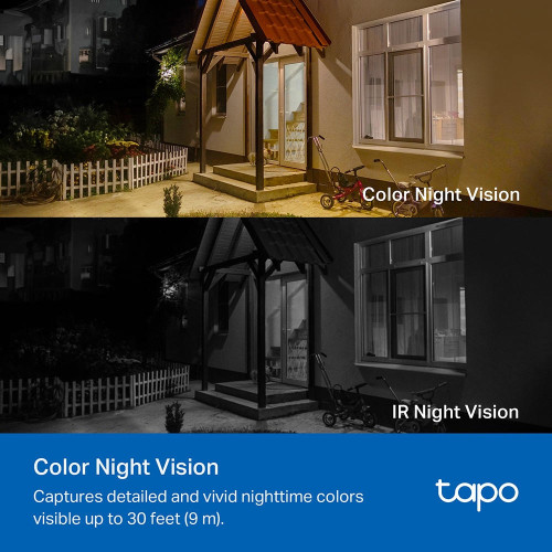 IP-Камера TP-LINK Tapo C410 3MP N300 microSD motion detection, зовнішня/внутрішня