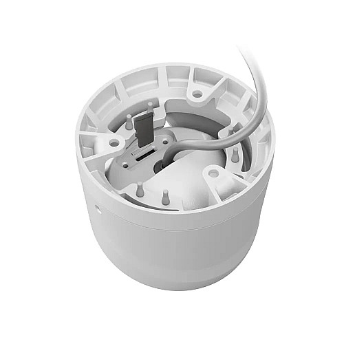 IP-Камера дротова Ajax TurretCam, 5мп, 4мм, Poe, True WDR, IP 65, ІЧ 35м, аудіо, кут огляду 75°до 85°, купольна, біла