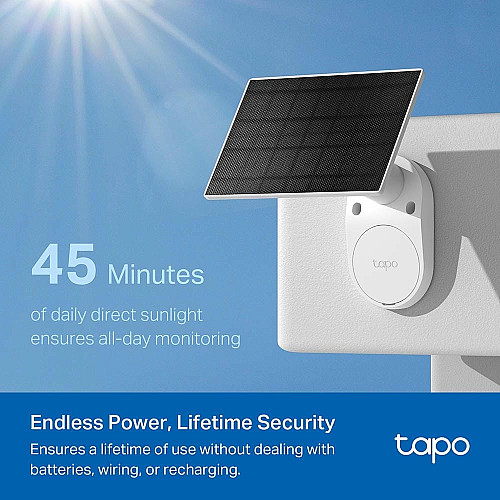 Комплект розумної бездротової камери TP-LINK TAPO C410 KIT 2K QHD та сонячної панелі