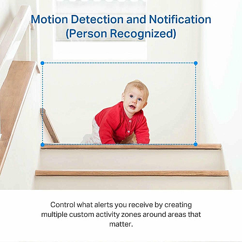 IP-Камера TP-LINK Tapo C211 3MP N300 microSD motion detection чорна