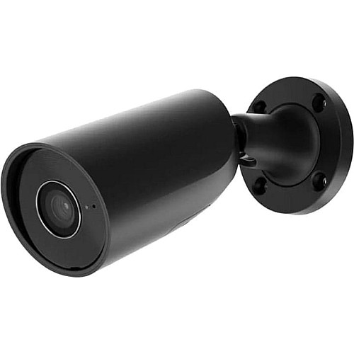 IP-камера проводная Ajax BulletCam, 8мп, 4мм, Poe, True WDR, IP 65, ИК 35м, аудио, угол обзора 75°до 85°, уличная, черная