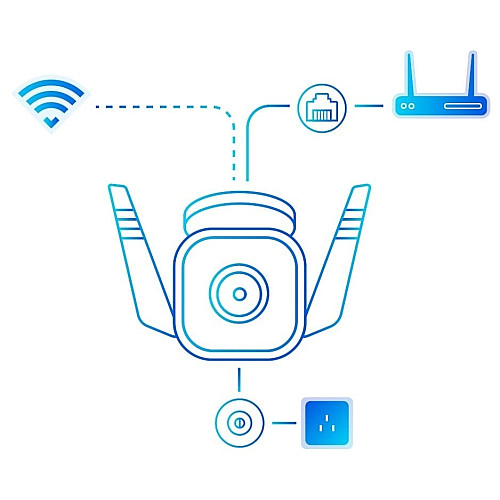 IP-камера TP-LINK Tapo C310 3MP N300 1xFE microSD внешняя