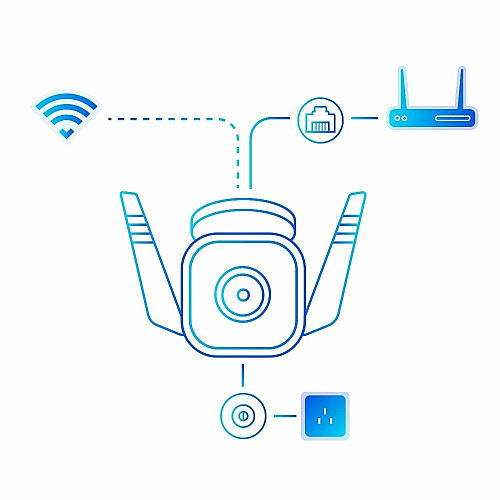 IP-камера TP-LINK Tapo TC65 3MP N300 1xFE microSD outdoor