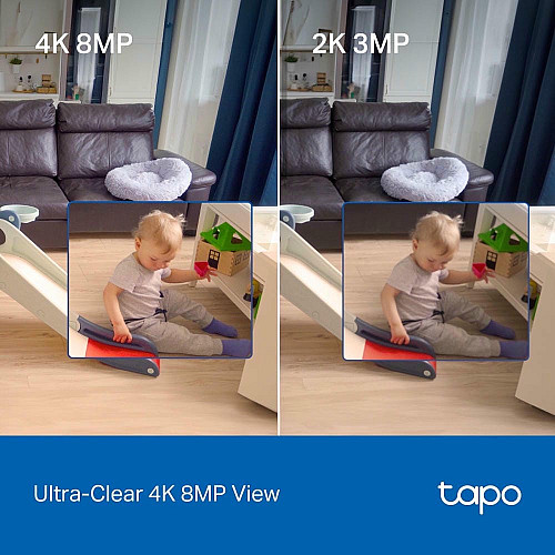 IP-камера TP-LINK Tapo C260 8MP N300 microSD motion detection.