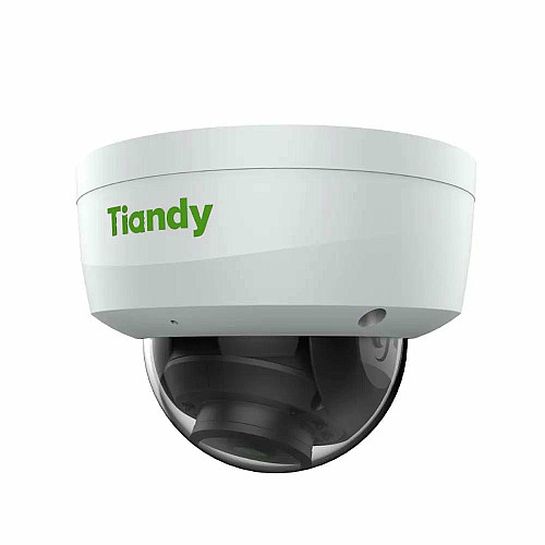 IP-камера Tiandy TC-C34KS Spec:I3/E/Y/C/SD/2.8mm/V4.2, 4MP, Starlight Dome, 2.8mm, f/1.6, IR30m, PoE, IP66, IK10