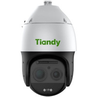 IP-камера Tiandy TC-H348M Spec:63X/IL/E++/A, 4MP, PTZ Super Starlight AEW AI, 63x, 5.7-359mm, f/1.6-3.6, IR300m, Lazer 500m, PoE++, DC 36V, IP66