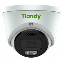 IP-камера Tiandy TC-C35XQ Spec:I3W/E/Y/2.8mm/V4.2, 5MP, EW Color Maker Turret, 2.8mm, f/1.0, IR30m, LED15m, DC12V, PoE, IP66, Speaker