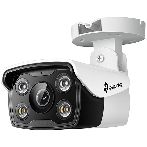 IP-камера TP-LINK VIGI C340-4, PoE, 4Мп, 4 мм, H265+, IP66, Bullet, цветное ночное видение, внешняя
