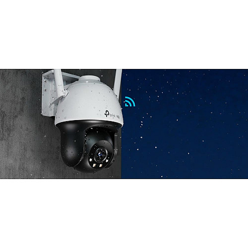 IP-Камера TP-LINK VIGI C540-W-4, PoE, 4Мп, 4 мм, Wi-Fi, H265+, IP66, Dome, кольорове нічне бачення, зовнішня