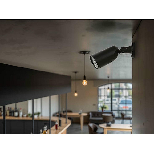 IP-камера проводная Ajax BulletCam HL black, 5мп, 2.8мм, гибридная подсветка IR 50м, белый Led 50м, Poe, True WDR, IP 65, аудио, угол обзора 100° до 110°, уличная, черная