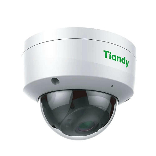 IP-камера Tiandy TC-C34KS Spec:I3/E/Y/C/SD/2.8mm/V4.2, 4MP, Starlight Dome, 2.8mm, f/1.6, IR30m, PoE, IP66, IK10