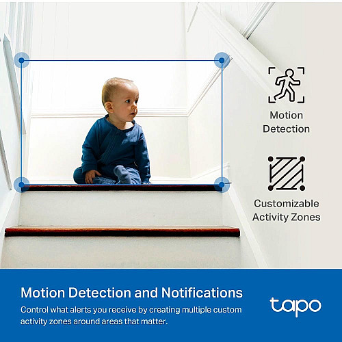 IP-Камера TP-LINK Tapo C232 5MP N300 microSD motion detection. AI