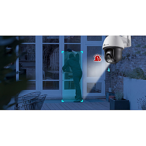 IP-Камера TP-LINK VIGI C540-4, PoE, 4Мп, 4 мм, H265+, IP66, Dome, кольорове нічне бачення, зовнішня