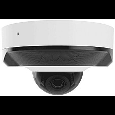 IP-Камера дротова Ajax DomeCam Mini, 8мп, 2.8мм, Poe, True WDR, IP 65, ІЧ 30м, аудіо, кут огляду 100° до 110°, міні купольна, біла