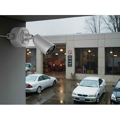 IP-камера проводная Ajax BulletCam HL white, 5мп, 2.8мм, гибридная подсветка IR 50м, белый Led 50м, Poe, True WDR, IP 65, аудио, угол обзора 100° до 110°, уличная, белая