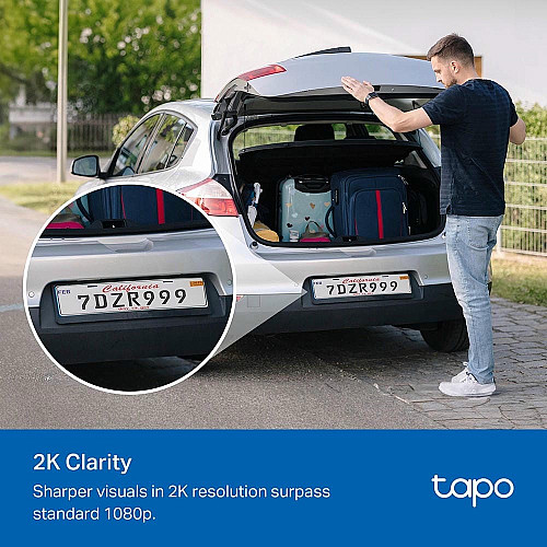 Комплект розумної бездротової камери TP-LINK TAPO C410 KIT 2K QHD та сонячної панелі