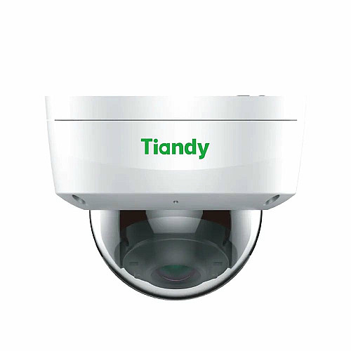 IP-камера Tiandy TC-C34KS Spec:I3/E/Y/C/SD/2.8mm/V4.2, 4MP, Starlight Dome, 2.8mm, f/1.6, IR30m, PoE, IP66, IK10