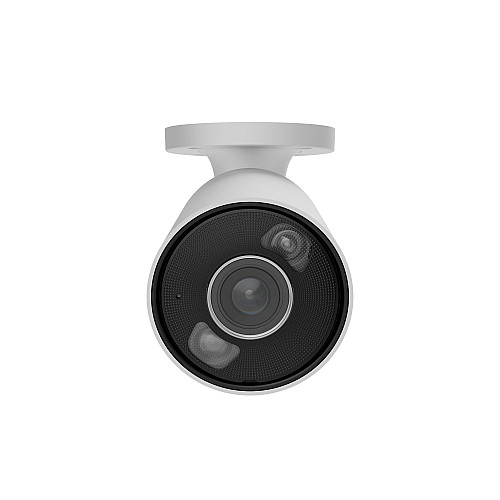 IP-Камера дротова Ajax BulletCam HL white, 8мп, 2.8мм, гібридне підсвічування IR 50м, білий Led 50м, Poe, True WDR, IP 65,  аудіо, кут огляду 100° до 110°, вулична, біла