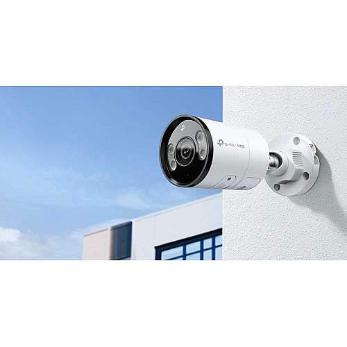 IP-камера TP-LINK VIGI C345-2,8, PoE, 4Мп, 2,8 мм, H265+, IP66, Bullet, цветное ночное видение, внешняя