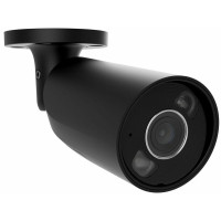 IP-Камера дротова Ajax BulletCam HL black, 8мп, 4мм, гібридне підсвічування IR 50м, білий Led 50м, Poe, True WDR, IP 65,  аудіо, кут огляду 75° до 85°, вулична, чорна