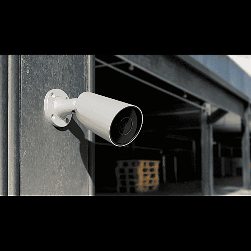 IP-камера проводная Ajax BulletCam, 5мп, 2.8мм, Poe, True WDR, IP 65, ИК 35м, аудио, угол обзора 100° до 110°, уличная, белая