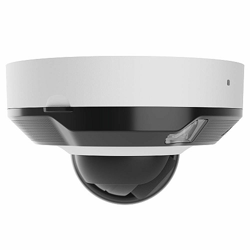 IP-камера проводная Ajax DomeCam Mini HL white, 8мп, 4мм, гибридная подсветка IR 15м, белый Led 15м, Poe, True WDR, IP 65, ИК 15м, аудио, угол обзора 75° до 85°, мини купольная