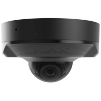 IP-камера проводная Ajax DomeCam Mini, 5мп, 2.8мм, Poe, True WDR, IP 65, ИК 30м, аудио, угол обзора 100° до 110°, мини купольная, черная