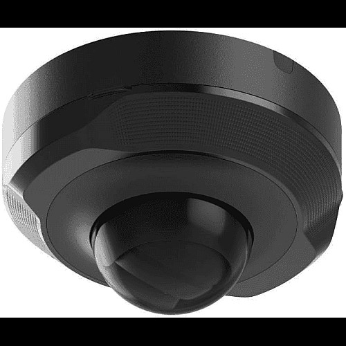 IP-камера проводная Ajax DomeCam Mini, 5мп, 2.8мм, Poe, True WDR, IP 65, ИК 30м, аудио, угол обзора 100° до 110°, мини купольная, черная