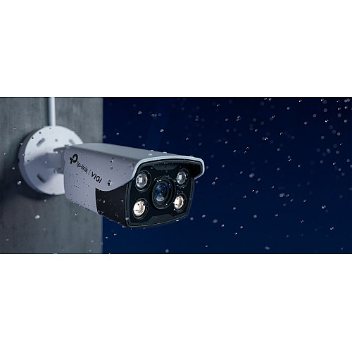 IP-камера TP-LINK VIGI C340-4, PoE, 4Мп, 4 мм, H265+, IP66, Bullet, цветное ночное видение, внешняя