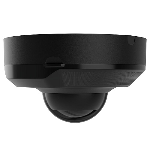 IP-камера проводная Ajax DomeCam Mini HL black, 8мп, 4мм, гибридная подсветка IR 15м, белый Led 15м, Poe, True WDR, IP 65, ИК 15м, аудио, угол обзора 75° до 85°, мини-купель
