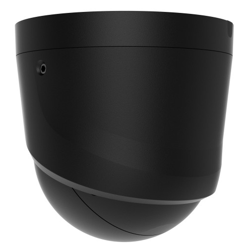 IP-Камера дротова Ajax TurretCam HL black, 8мп, 4мм, гібридне підсвічування IR 50м, білий Led 50м, Poe, True WDR, IP 65, ІЧ 50м, аудіо, 75° до 85°, купольна, чорна