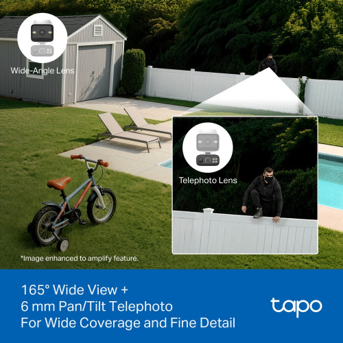 Комплект розумної бездротової камери TP-LINK TAPO C645D KIT 2K QHD та сонячної панелі