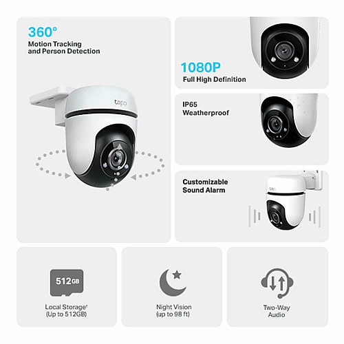 IP-Камера TP-LINK Tapo C500 2MP N300  зовнішня поворотна