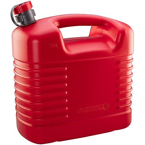 Каністра Neo Tools паливна антистатична 20л пластик HDPE, гнучкий злив, 1.46кг, червоний