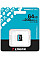 Карта пам'яті Kingston microSD   64GB C10 UHS-I U3 A2 V30 R200/W100MB/s