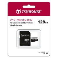 Карта памяти Transcend microSD 128GB C10 UHS-I U1 High Endurance (170TB)