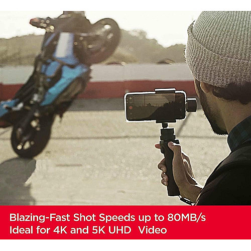 Карта памяти SanDisk microSD 64GB C10 UHS-I U3 R170/W80MB/s Extreme V30+SD