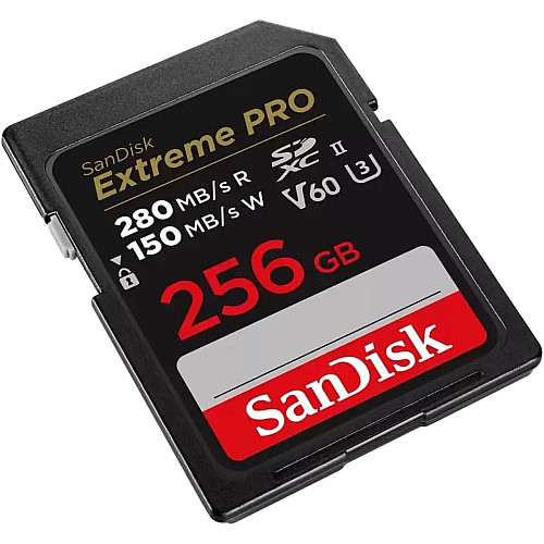 Карта пам'яті SanDisk SD  256GB C10 UHS-II U3 R280/W150MB/s Extreme Pro V60