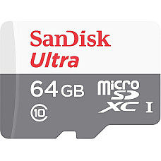 Карта пам'яті SanDisk microSD   64GB C10 UHS-I R100MB/s Ultra