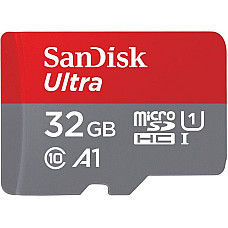 Карта пам'яті SanDisk microSD   32GB C10 UHS-I R100MB/s Ultra + SD