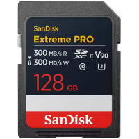 Карта пам'яті SanDisk SD  128GB C10 UHS-II U3 R300/W300MB/s Extreme Pro V90
