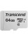 Карта пам'яті Transcend microSD   64GB C10 UHS-I R100/W20MB/s