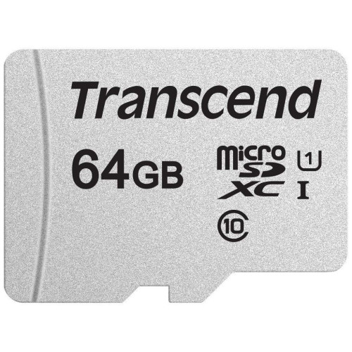 Карта пам'яті Transcend microSD   64GB C10 UHS-I R100/W20MB/s