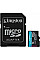 Карта памяти Kingston microSD 256GB C10 UHS-I U3 A2 V30 R200/W160MB/s + SD