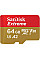 Карта памяти SanDisk microSD 64GB C10 UHS-I U3 R170/W80MB/s Extreme V30+SD