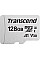 Карта пам'яті Transcend microSD  128GB C10 UHS-I R100/W40MB/s + SD