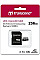 Карта пам'яті Transcend microSD  256GB C10 UHS-I U3 A2 R160/W125MB/s + SD