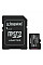 Карта пам'яті Kingston microSD  128GB C10 UHS-I A1 V10 R150MB/s + SD
