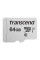 Карта пам'яті Transcend microSD   64GB C10 UHS-I R100/W20MB/s