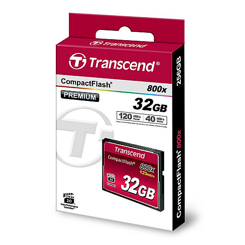 Карта пам'яті Transcend CF  32GB 800X